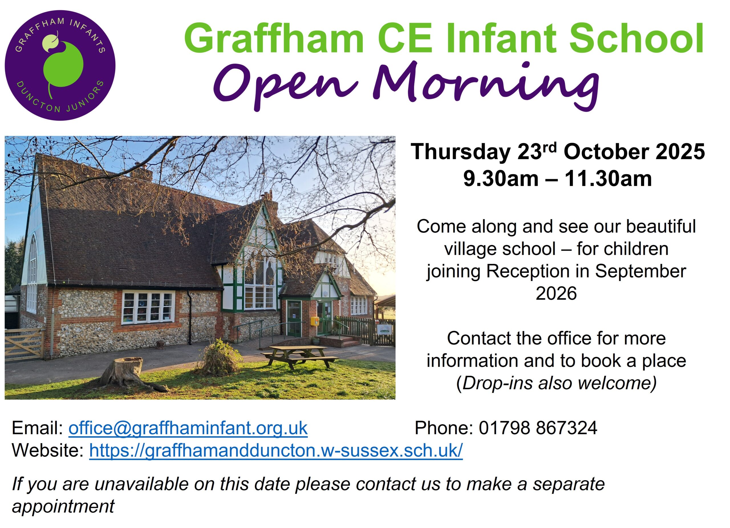 Open morning Oct 25